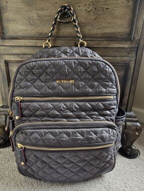 MZ Wallace- Large Crosby Backpack in Magnet